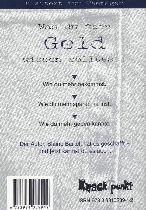Kinder- & Jugendbücher - Minibücher - Blaine Bartel: Finanzen