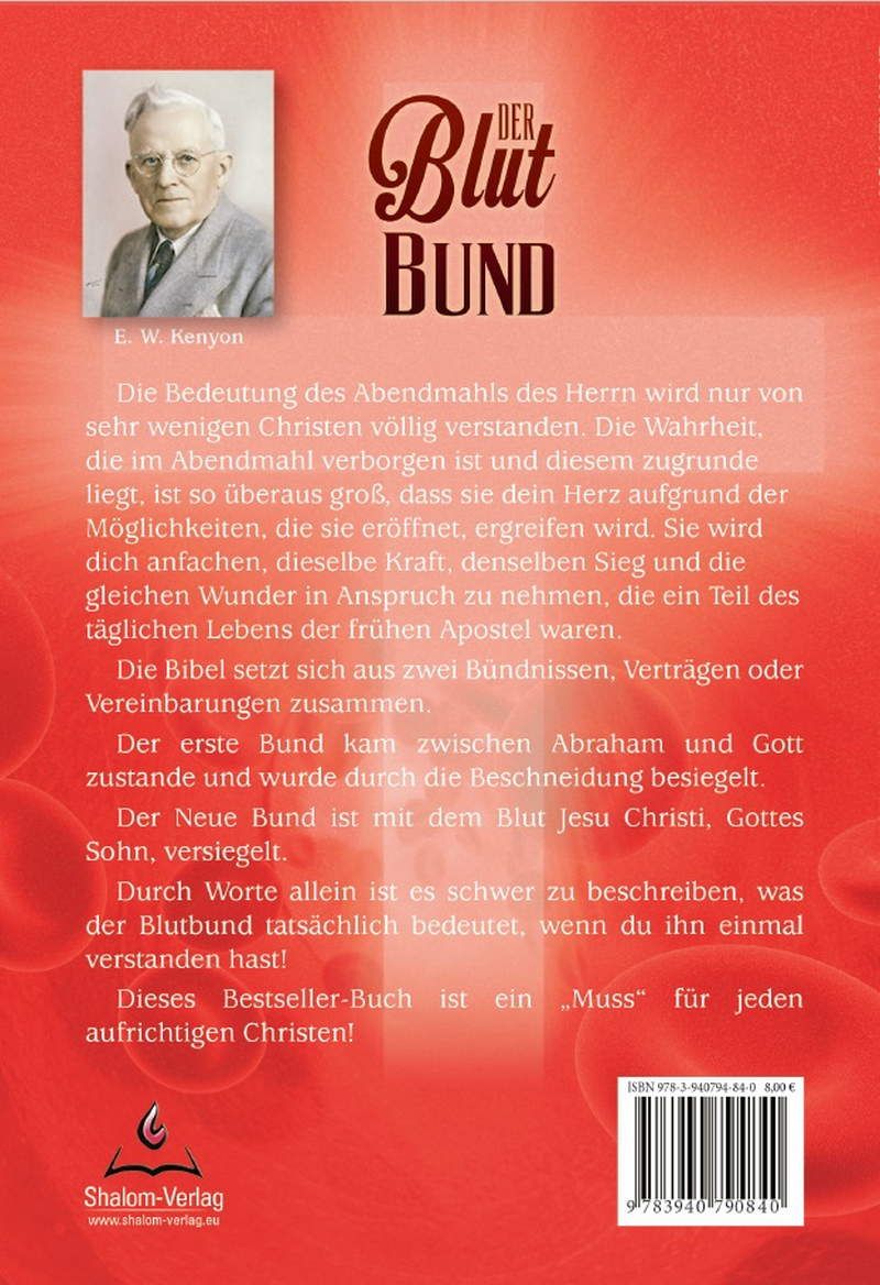 E.W. Kenyon: Der Blutbund (Sonderpreis-Mängelexemplar)