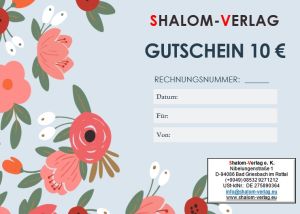 Shalom-Verlag: Gutschein 10€