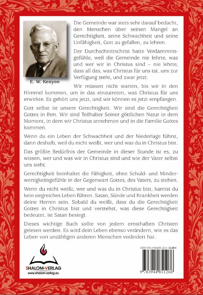 E.W. Kenyon: Die Zwei Arten der Gerechtigkeit