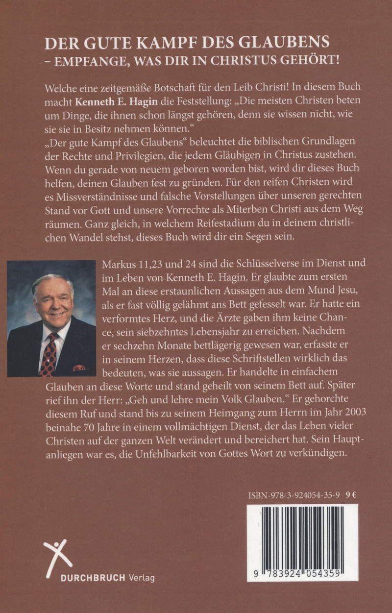 Kenneth E. Hagin: Der gute Kampf des Glaubens