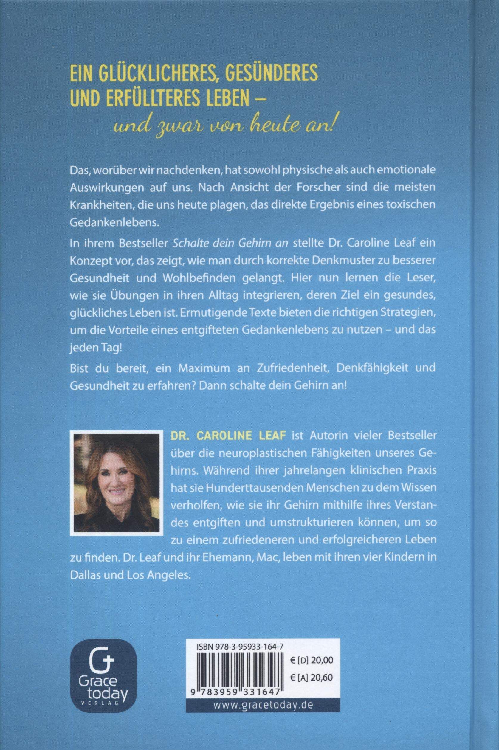 Caroline Leaf: Schalte dein Gehirn an jeden Tag (Andachtsbuch)
