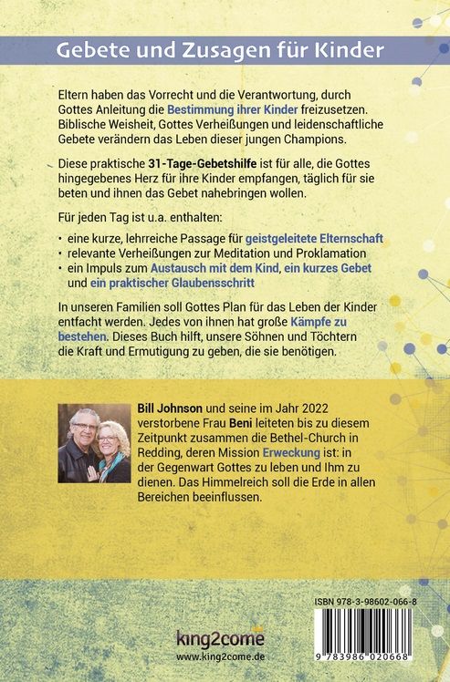 Bill & Beni Johnson: Gebete und Zusagen für Kinder