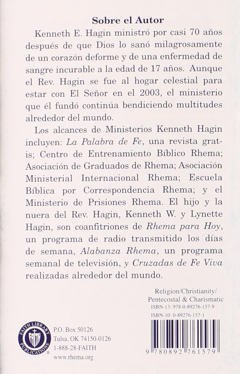 Kenneth E. Hagin: Palabras